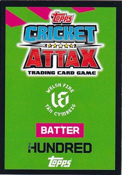 2022 Topps Cricket Attax The Hundred - Limited Edition #LE16 Tammy Beaumont Back