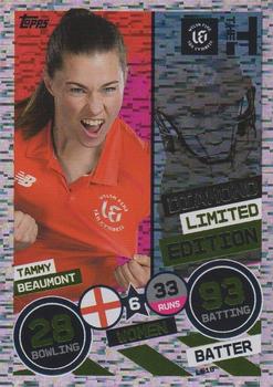 2022 Topps Cricket Attax The Hundred - Limited Edition #LE16 Tammy Beaumont Front