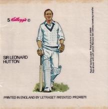 1977 Kellogg's The Noble Game Of Cricket #5 Len Hutton Front