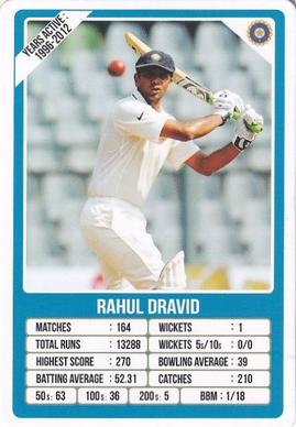 2021 Aamango Legends Of Test Cricket Trump Game #NNO Rahul Dravid Front