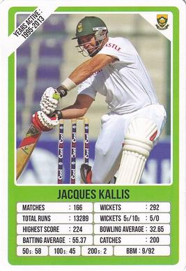 2021 Aamango Legends Of Test Cricket Trump Game #NNO Jacques Kallis Front