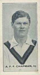 1926 Sweetacres Minties Cricketers #NNO Percy Chapman Front