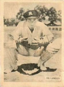 1949 Anglo-French Sweetworks Australian Test Cricketers #14 Gil Langley Front