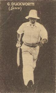 1930 Australian Licorice English Cricketers #NNO George Duckworth Front