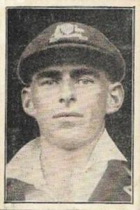 1936-37 Australian Licorice English & Australian Cricketers #33 Tim Wall Front