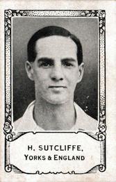 1930-31 Barratt Famous Cricketers #8 Herbert Sutcliffe Front