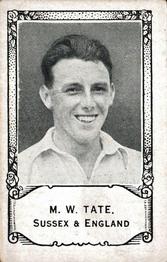 1930-31 Barratt Famous Cricketers #15 Maurice Tate Front