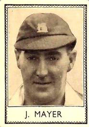 1937 Barratt & Co Famous Cricketers #NNO Joseph Mayer Front
