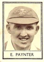 1937 Barratt & Co Famous Cricketers #NNO Eddie Paynter Front