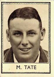 1937 Barratt & Co Famous Cricketers #NNO Maurice Tate Front
