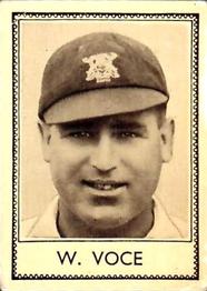 1937 Barratt & Co Famous Cricketers #NNO Bill Voce Front