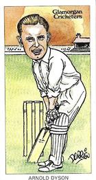 1983 CBS Ltd Glamorgan Cricketers #5 Arnold Dyson Front