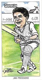 1983 CBS Ltd Glamorgan Cricketers #17 Jim Pressdee Front