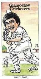 1983 CBS Ltd Glamorgan Cricketers #20 Tony Lewis Front