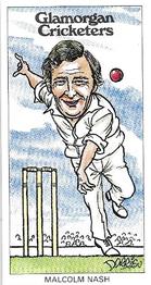 1983 CBS Ltd Glamorgan Cricketers #27 Malcolm Nash Front