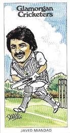 1983 CBS Ltd Glamorgan Cricketers #29 Javed Miandad Front