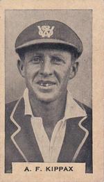 1934 John Connell Rolled Oats Prominent Cricketers #34 Alan Kippax Front