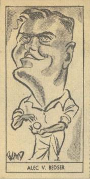 1947 Daily Express Newspaper Cricketers #2 Alec Bedser Front