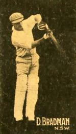 1933 Hoadley's Australian Cricketers (5-Star Bubble Gum) #NNO Don Bradman Front
