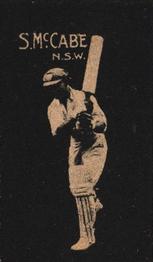 1933 Hoadley's Australian Cricketers (5-Star Bubble Gum) #NNO Stan McCabe Front