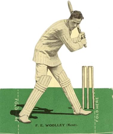 1925 The Magnet Periodical Cricketers #7 Frank Woolley Front