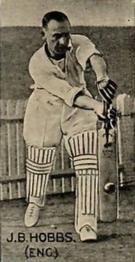 1929 McNivens Confectionery Cricketers #3 Jack Hobbs Front