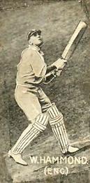 1929 McNivens Confectionery Cricketers #7 Wally Hammond Front