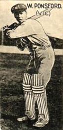 1929 McNivens Confectionery Cricketers #18 Bill Ponsford Front