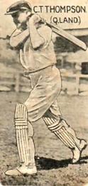 1929 McNivens Confectionery Cricketers #40 Francis Thompson Front