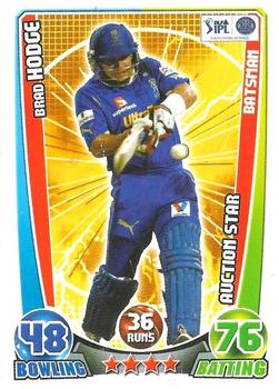 2012 Topps Cricket Attax IPL - Auction Stars #NNO Brad Hodge Front