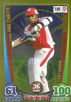 2012 Topps Cricket Attax IPL - Centurion #NNO Paul Valthaty Front