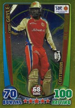 2012 Topps Cricket Attax IPL - Centurion #NNO Chris Gayle Front