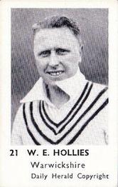 1950 Sporting Publicity Cricket Stars #21 Eric Hollies Front