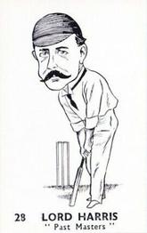 1950 Sporting Publicity Cricket Stars #28 Lord Harris Front