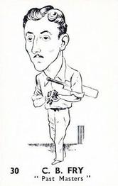 1950 Sporting Publicity Cricket Stars #30 Charles Fry Front