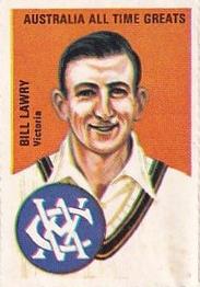 1972 The Sun Newspaper All Time Greats Australia #NNO Bill Lawry Front