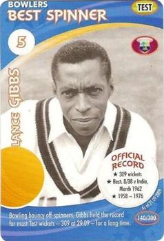 2009 Eaglemoss World Cricket Collection #140 Lance Gibbs Front