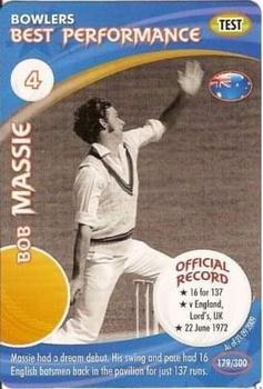 2009 Eaglemoss World Cricket Collection #179 Bob Massie Front