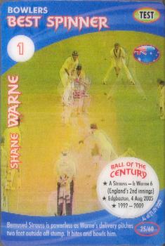 2009 Eaglemoss World Cricket Collection - Star Players #25 Shane Warne Front