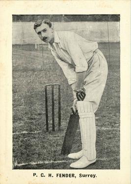1924 D.C.Thomson Cricketers (Vanguard) #NNO Percy Fender Front