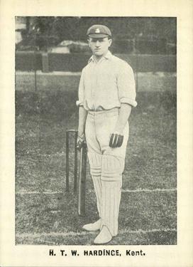1924 D.C.Thomson Cricketers (Vanguard) #NNO Wally Hardinge Front