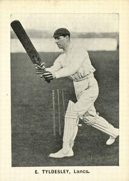 1924 D.C.Thomson Cricketers (Vanguard) #NNO Ernest Tyldesley Front
