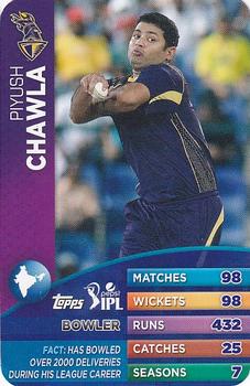 2015 Topps IPL Battle Trump Deck #NNO Piyush Chawla Front