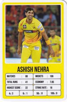 2020 Aamango IPL Cricket Trump Cards #NNO Ashish Nehra Front