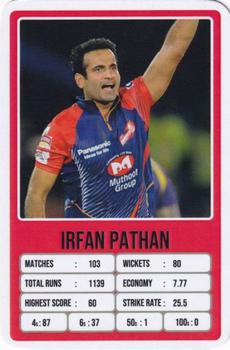 2020 Aamango IPL Cricket Trump Cards #NNO Irfan Pathan Front