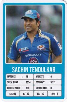2020 Aamango IPL Cricket Trump Cards #NNO Sachin Tendulkar Front