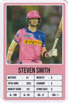 2020 Aamango IPL Cricket Trump Cards #NNO Steven Smith Front