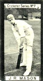 1901 Clarke's Cricketer Series #7 John Mason Front