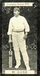 1901 Clarke's Cricketer Series #8 William Gunn Front