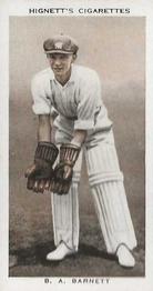 1938 Hignett Tobacco Prominent Cricketers #37 Ben Barnett Front